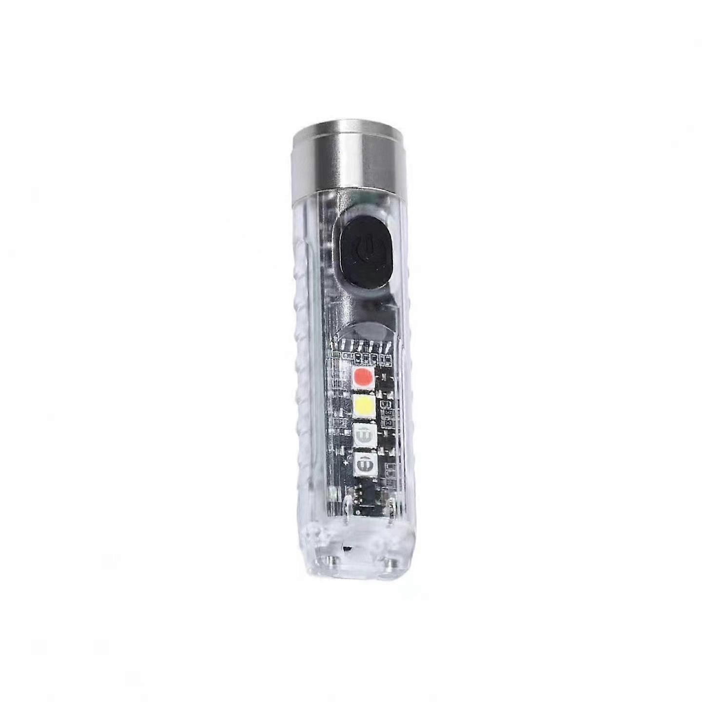 Mini Portable 400 Lumen LED Flashlight - 11 Bright Modes, USB Rechargeable, with Light Alert - A Versatile Flashlight for Walking, Searching and Hiki