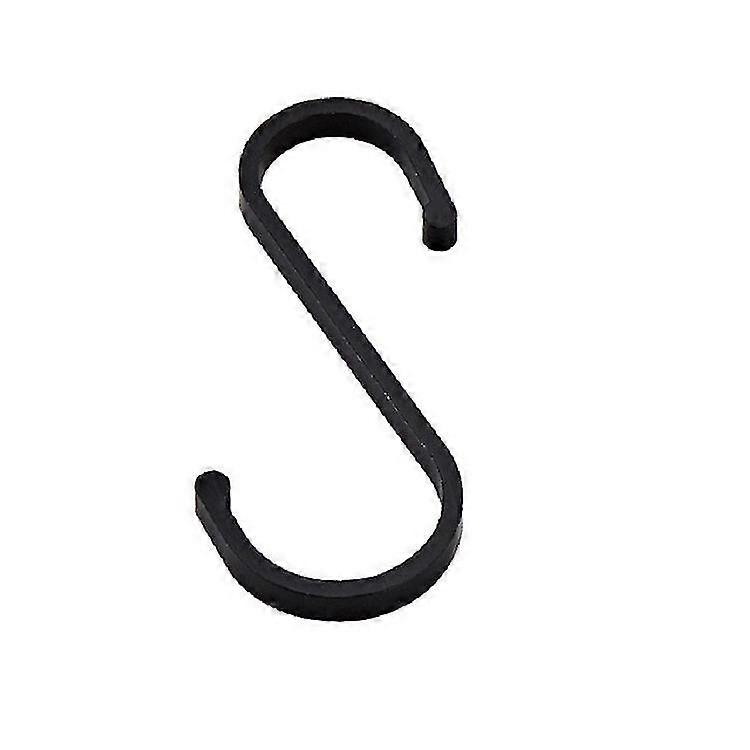 Metal Hook S-shaped Hook Kitchen Portable S-hook Multi-functional Crossbar Wardrobe Hook Flat S-hook Cabinet Door Double S-hook
