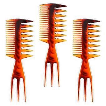 3pcs Fish Comb  In  Double