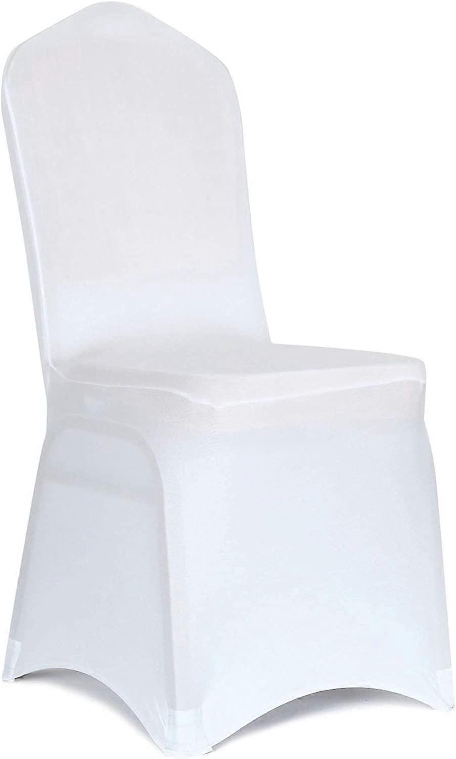 PCS White Spandex Dining Room Chair