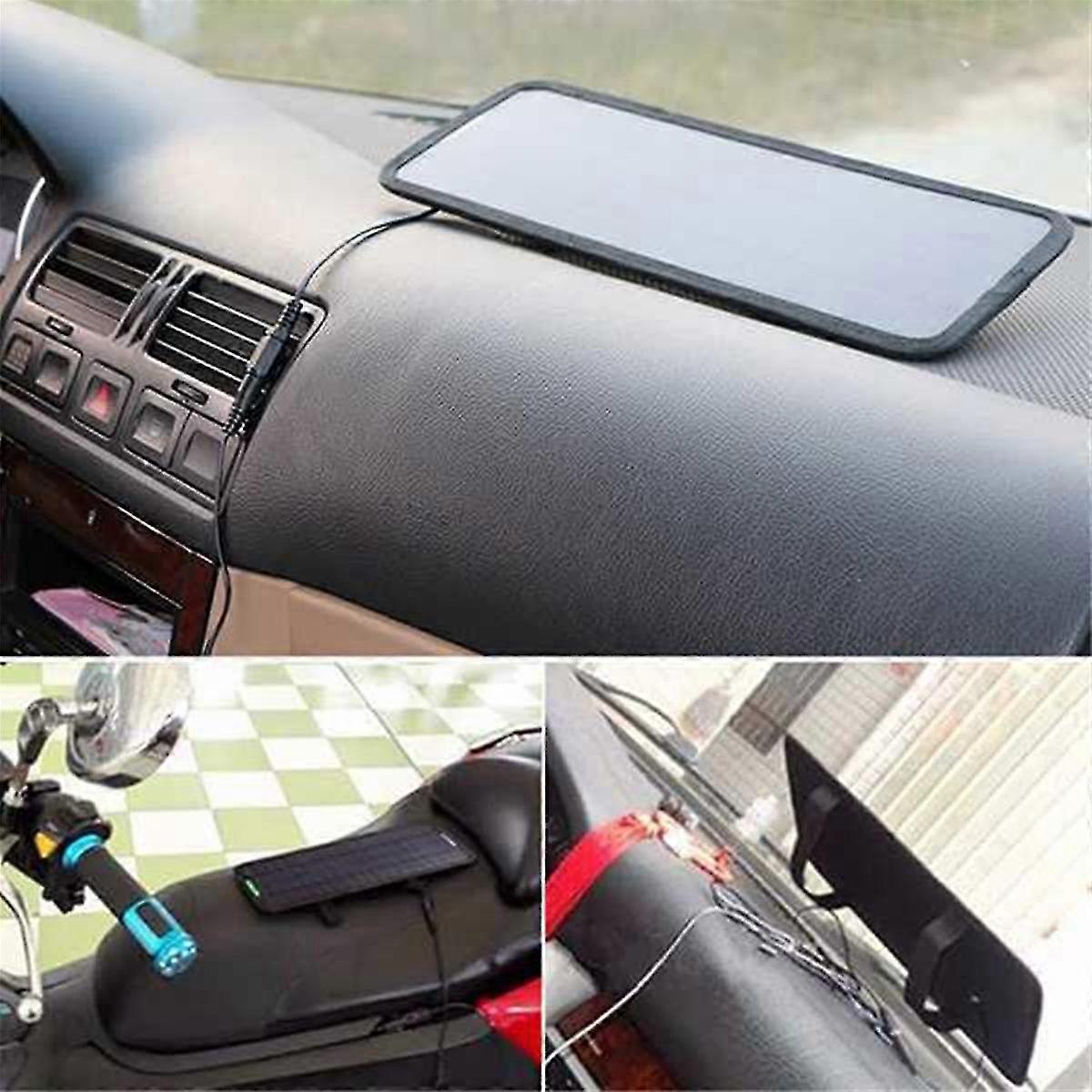 Panneau solaire portable 12 V 4,5 W, chargeur de batterie universel pour voiture et bateau