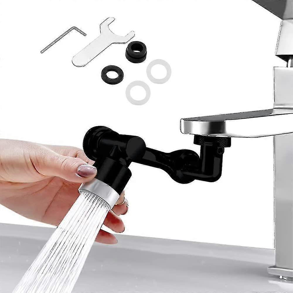 1080 Swiveling Faucet Aerator, Faucet Extension Attachment, Faucet Swivel Aerator, Faucet Attachment Spray Filter With 2 Spray Functions For Faucets K