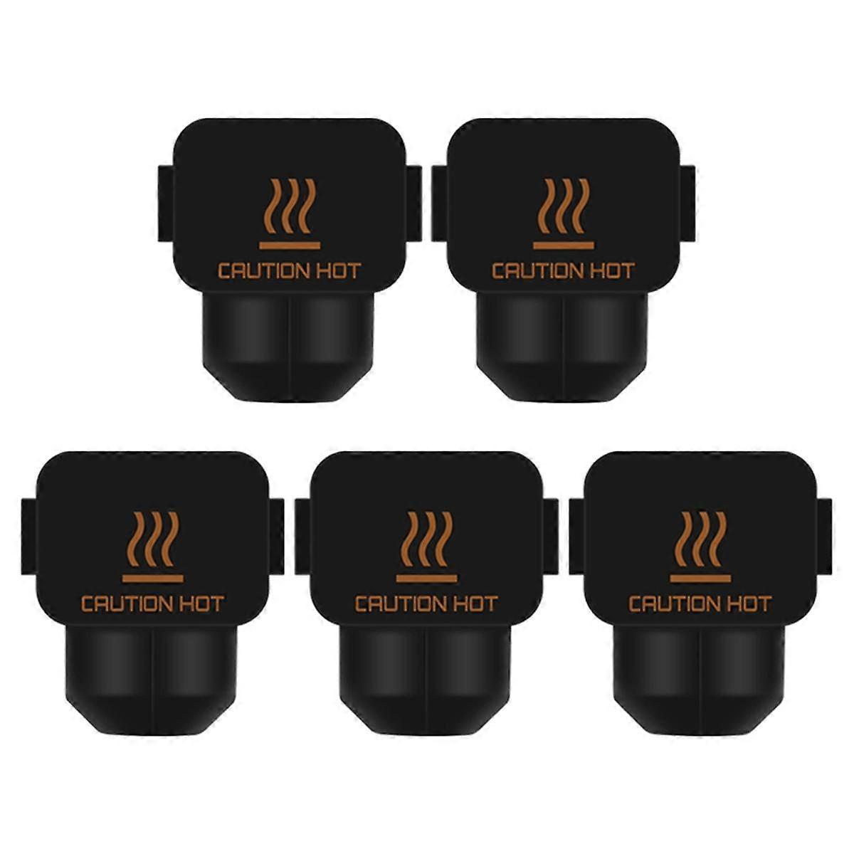 5Pcs Silicone Socks for Bambu A1 Mini Heating Block Kit for A1 Mini Hotend Heat Insulation Case Cov