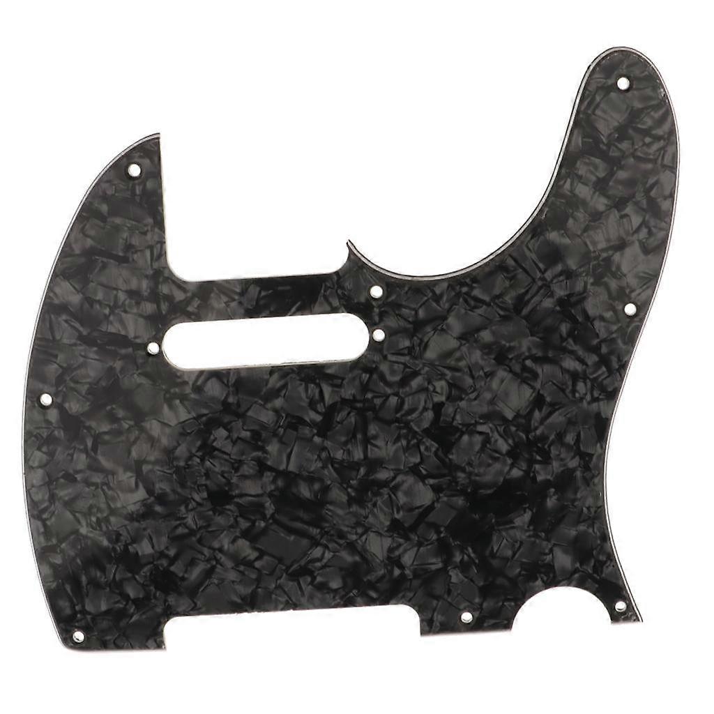 Electric Guitar Pickguard Scratch Plate Black