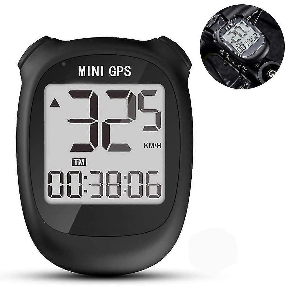 M3 迷你 GPS 自行车电脑,无线自行车里程表和速度表,黑色