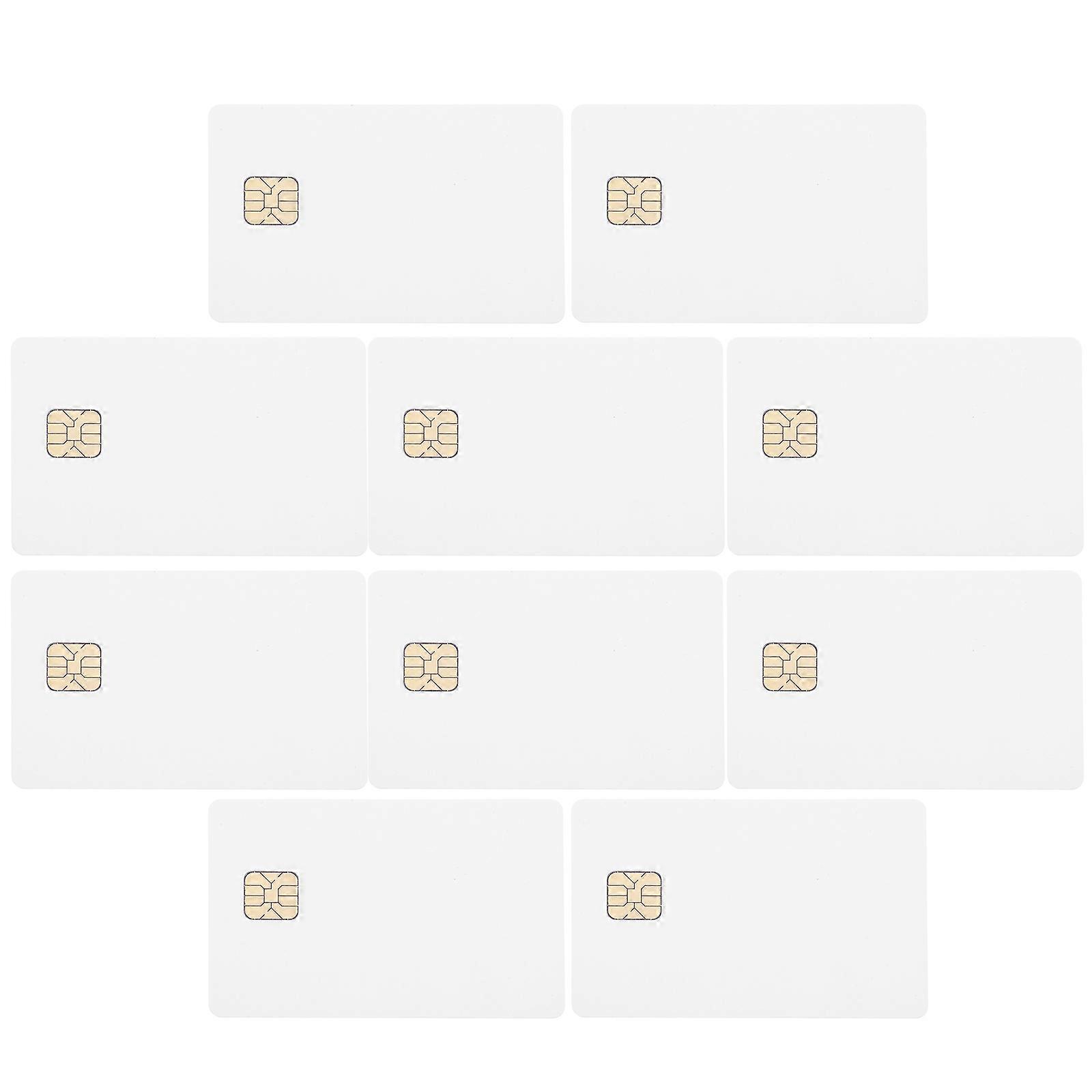 10pcs White Card With Chip IC Card Chip Card For Hotel Access Control System