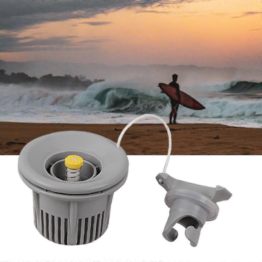 Widely Applicable High Reliability Long Lasting Boat Air Valve Adapter for Inflatable Boat - Gray