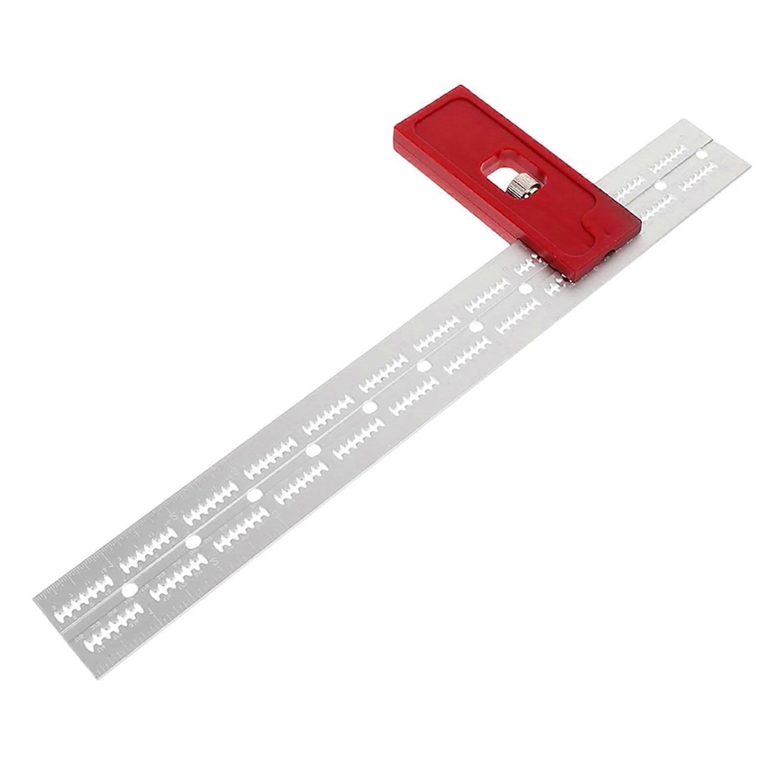 Régua para Carpintaria Régua de Trava Deslizante Combinação Quadrada para Marcação de Carpinteiros 6 Polegadas