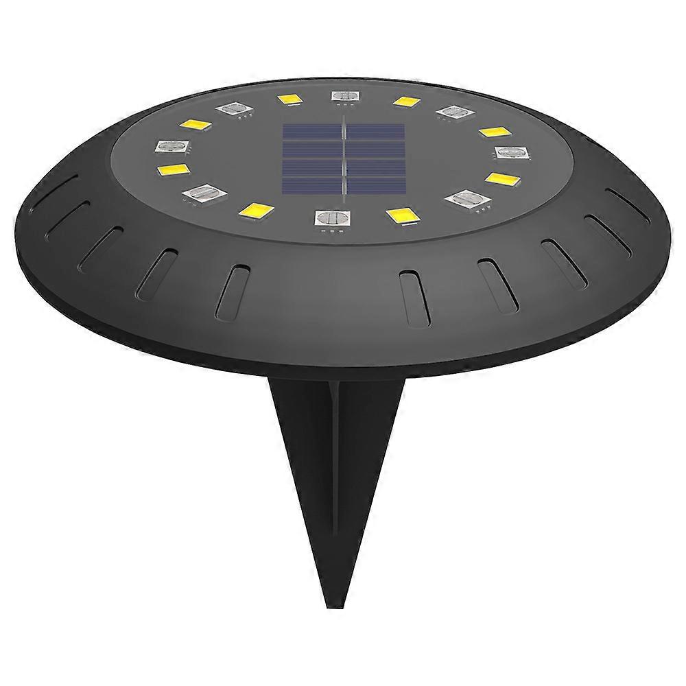 8LEDs 太阳能地下彩色灯户外防水花园景观照明,适用于庭院甲板草坪露台小径