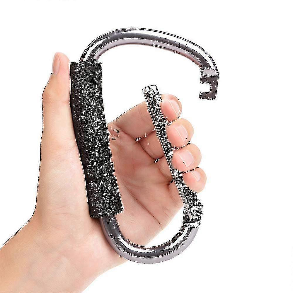 عربة السنانير بواسطة بيبي، 2 حزمة مريحة منظم هوك حقيبة كليب لحفاضات أكياس الملابس