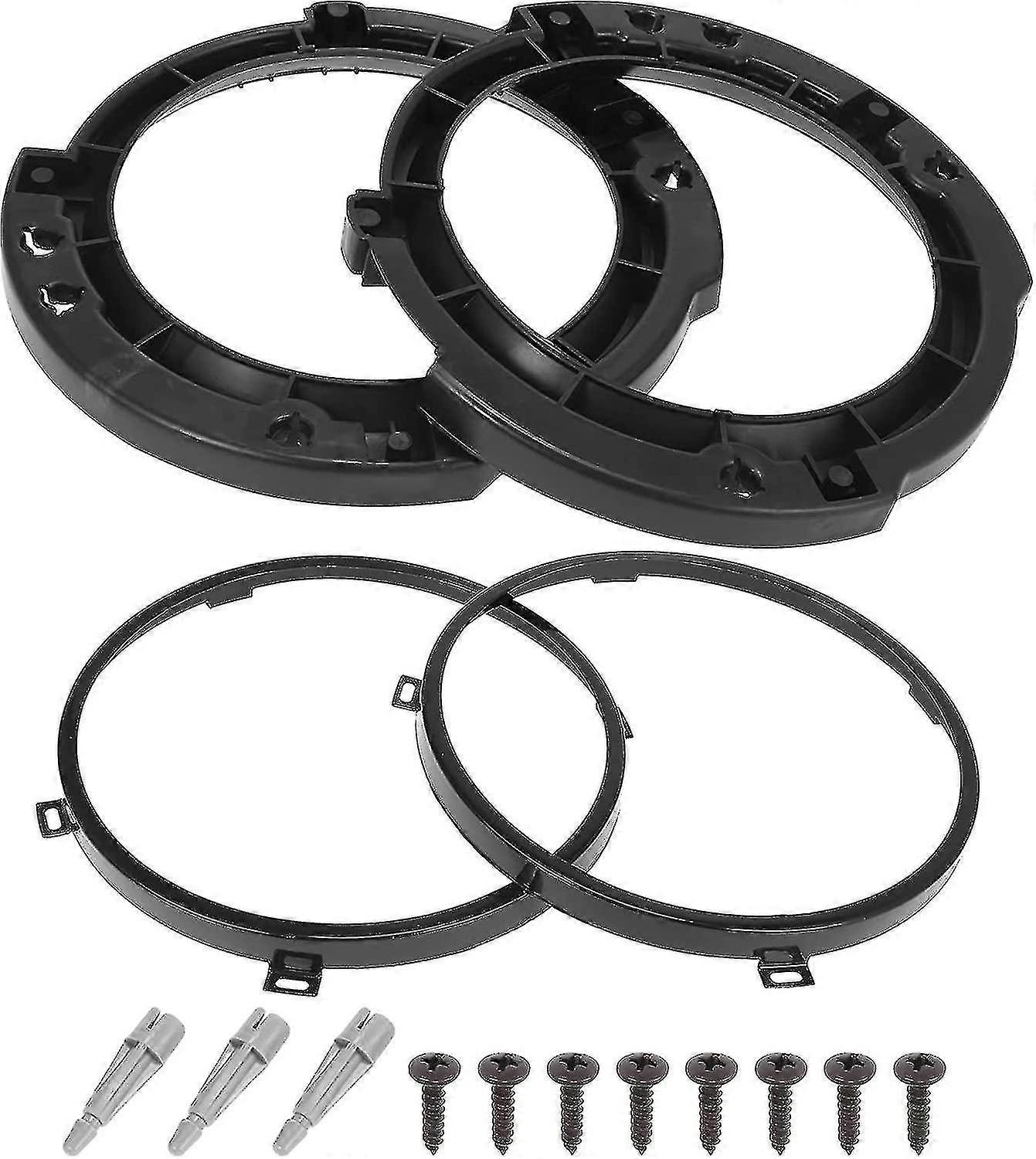 7 אינץ 'עגול פנס ראש הרכבה תושבת תושבת להגדיר עם טבעת מתכת פנס ראש עבור ג 'יפ Wrangler Jk 2007-2017 שחור