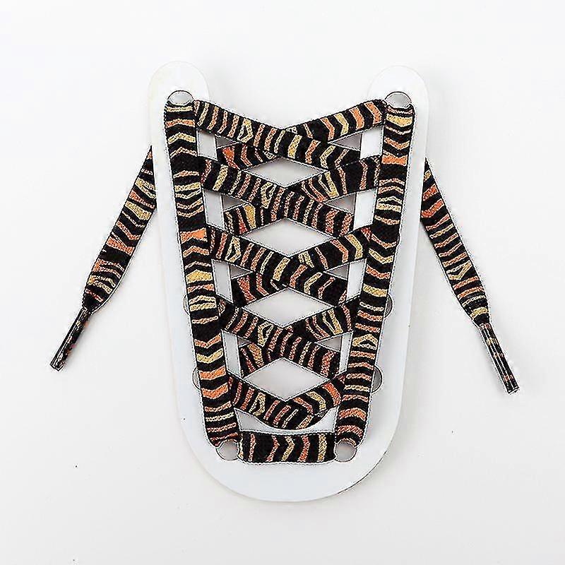 Leopard Zebra Tiger Snake Sznurowadła Płaskie sznurowadła do butów Animal Pattern Print Shoelace Women Man Luksusowe buty