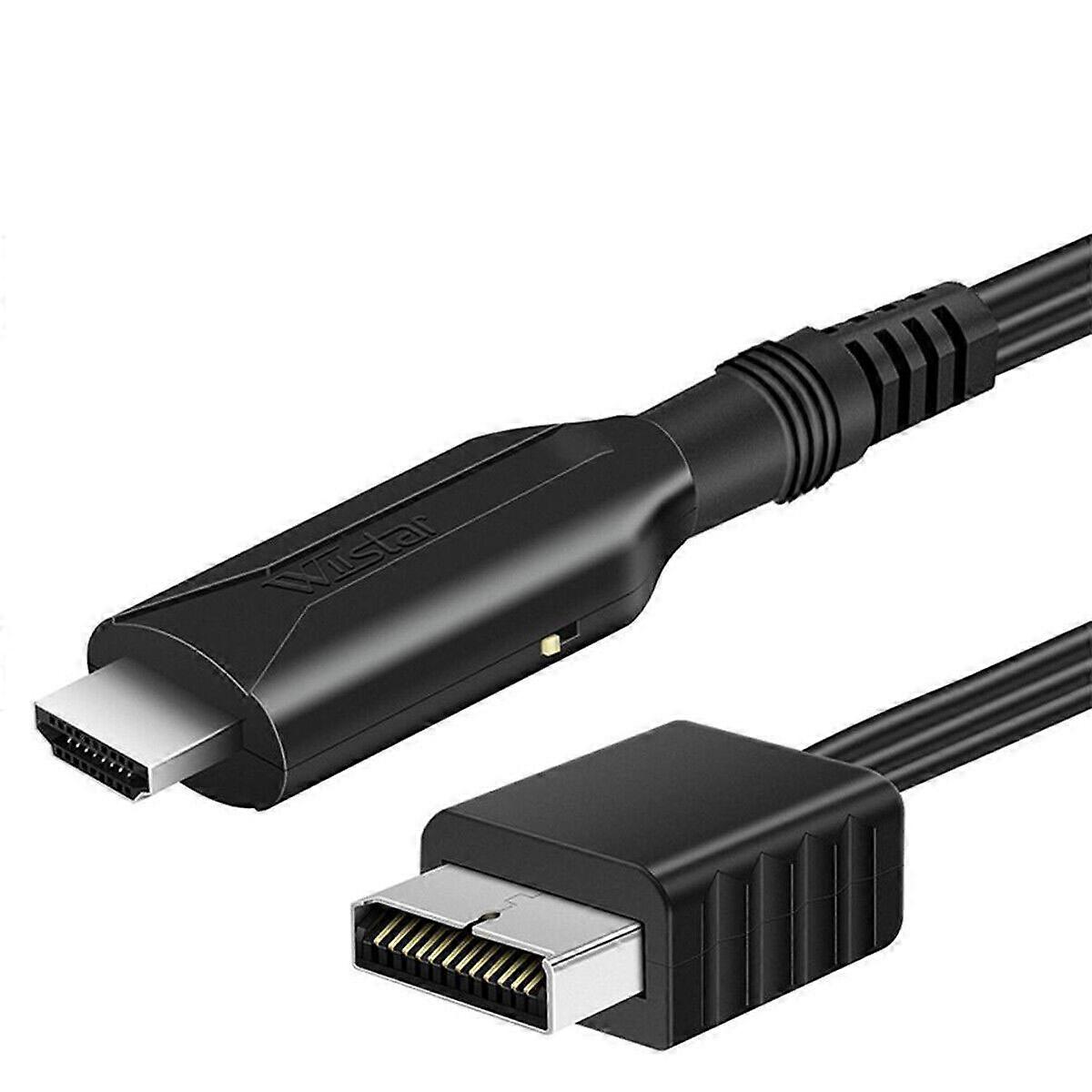 PS2-HDMI-sovitin Audio Video Converter -kaapeli 1M Sony PS2 / PS1: lle HDMI: hen