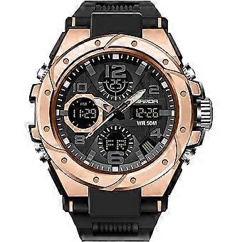 2set Mens Sports Watches Waterproof Digital Watch with Alarm Timer Multifunction Luminous Wristwatches for Boy Men Electronic Men's Watches
