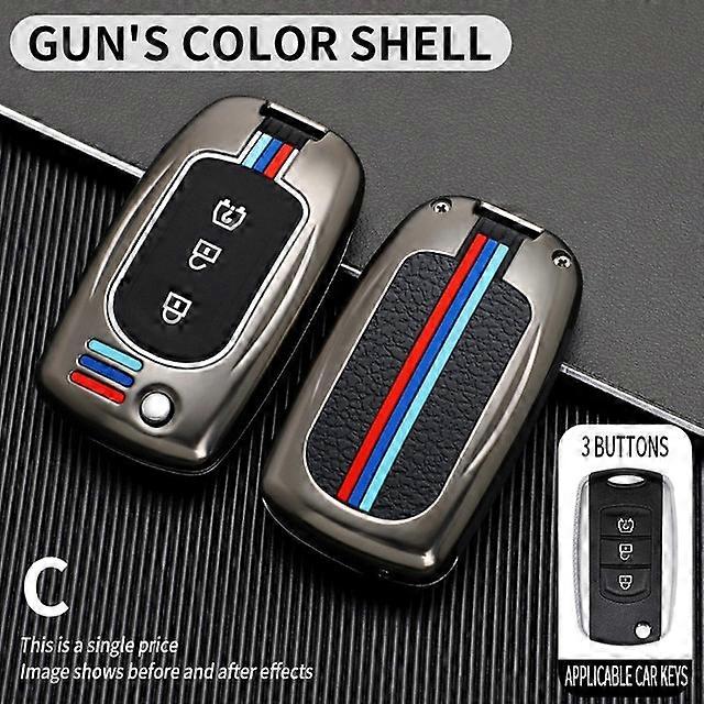 Car Key Case for Dongfeng 580 F507 Folding Remote Shell Car Key Shell car styling Accessories Car-Styling Holder Shell Keychain
