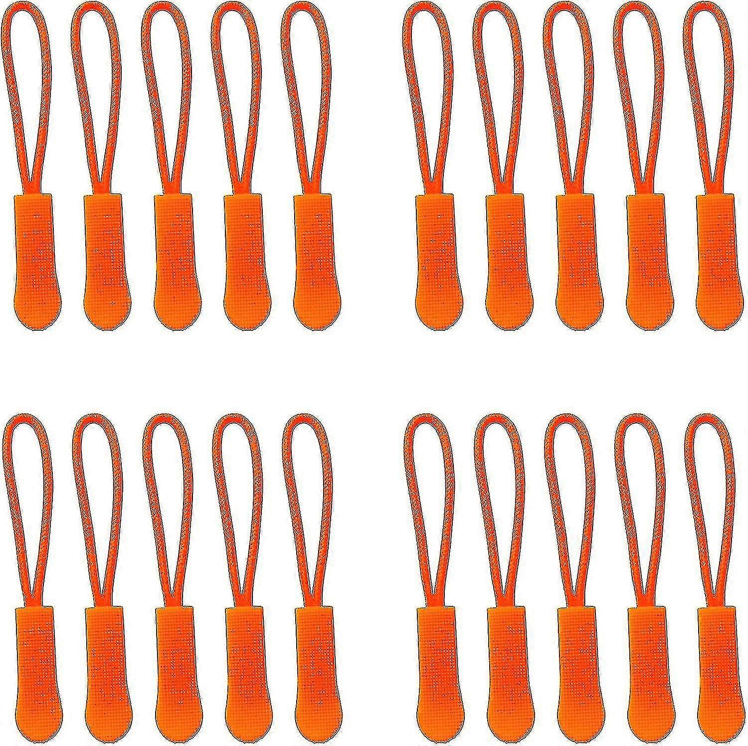 20pcs Zipper Pull - Zipper Pulls Replacement, Fluorescent Zipper Pulls, Bright Zipper Puller Helper, Zipper Pull Puller, Replacement Zipper Pulls Tab-