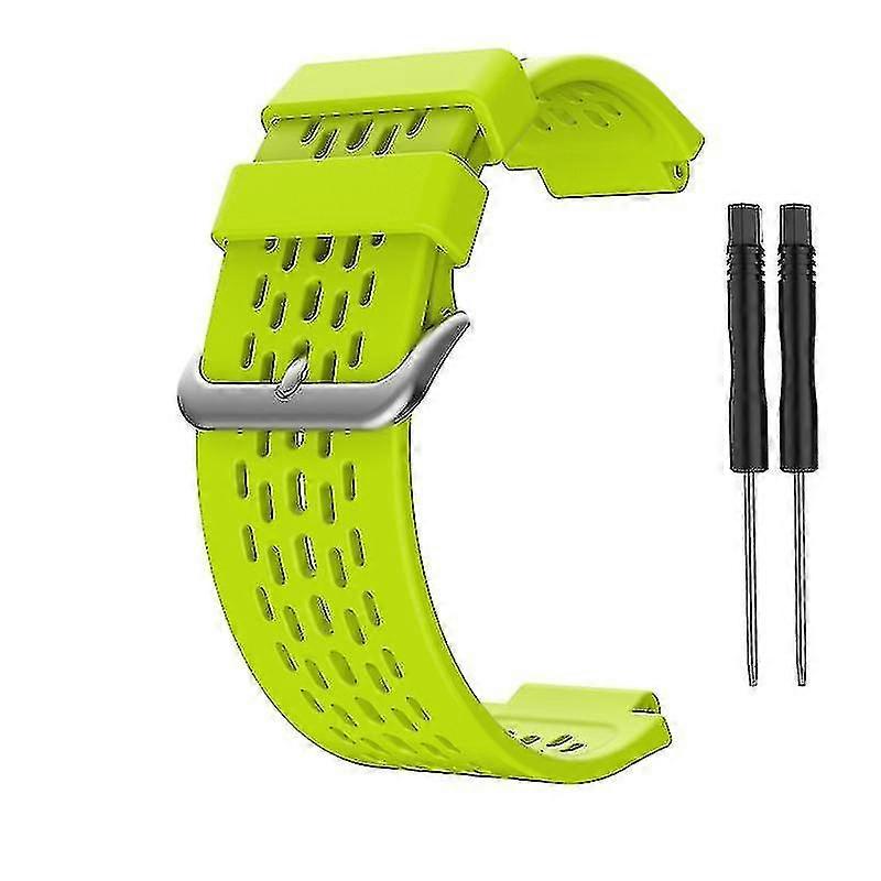 Pulseira de relógio de substituição de silicone macio pulseira de relógio de pulso respirável relógio de relógio para Garmin- Abordagem S4/s2 Vivoactive A