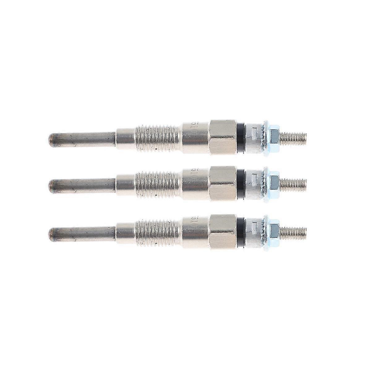 3pcs Engine Heater Glow Plugs 8mm For Tractor B21 B1700d B1700e Part Number 16851-65512 16851-65510