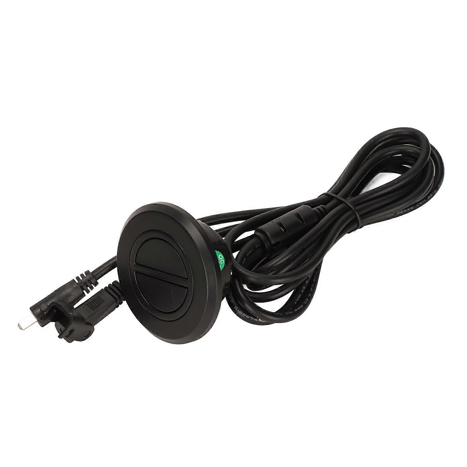 Electric Recliner Controller Professional Large Round Button 4 Core Cable Wired Hand Control Handset 1232V