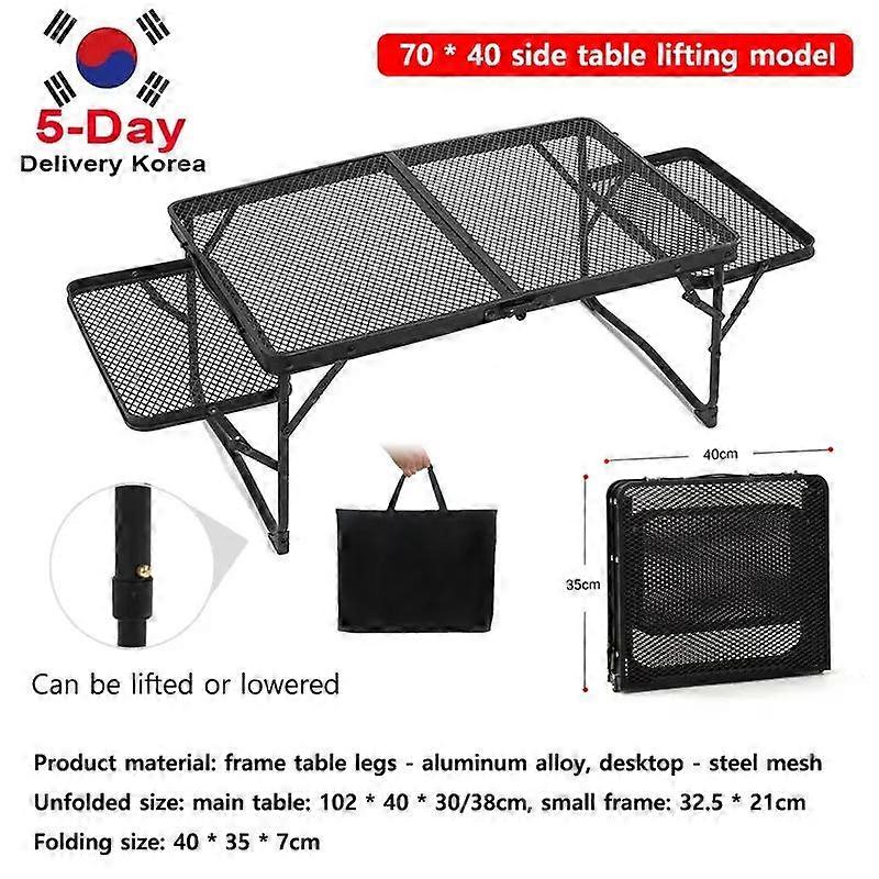 LiftingFolding Tables Outdoor Camping Barbecue Folding Tables PorFolding Tables Storage Rack Outdoor Travel Storage Folding Tables