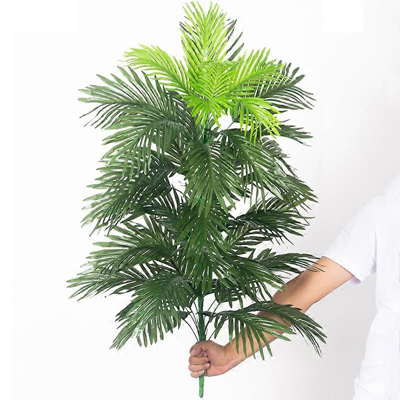 90cm Tropical Palm Tree Large Artificial Plants Fake Monstera Silk Palm Leafs Big Coconut Tree Without Pot For Home Garden Decor