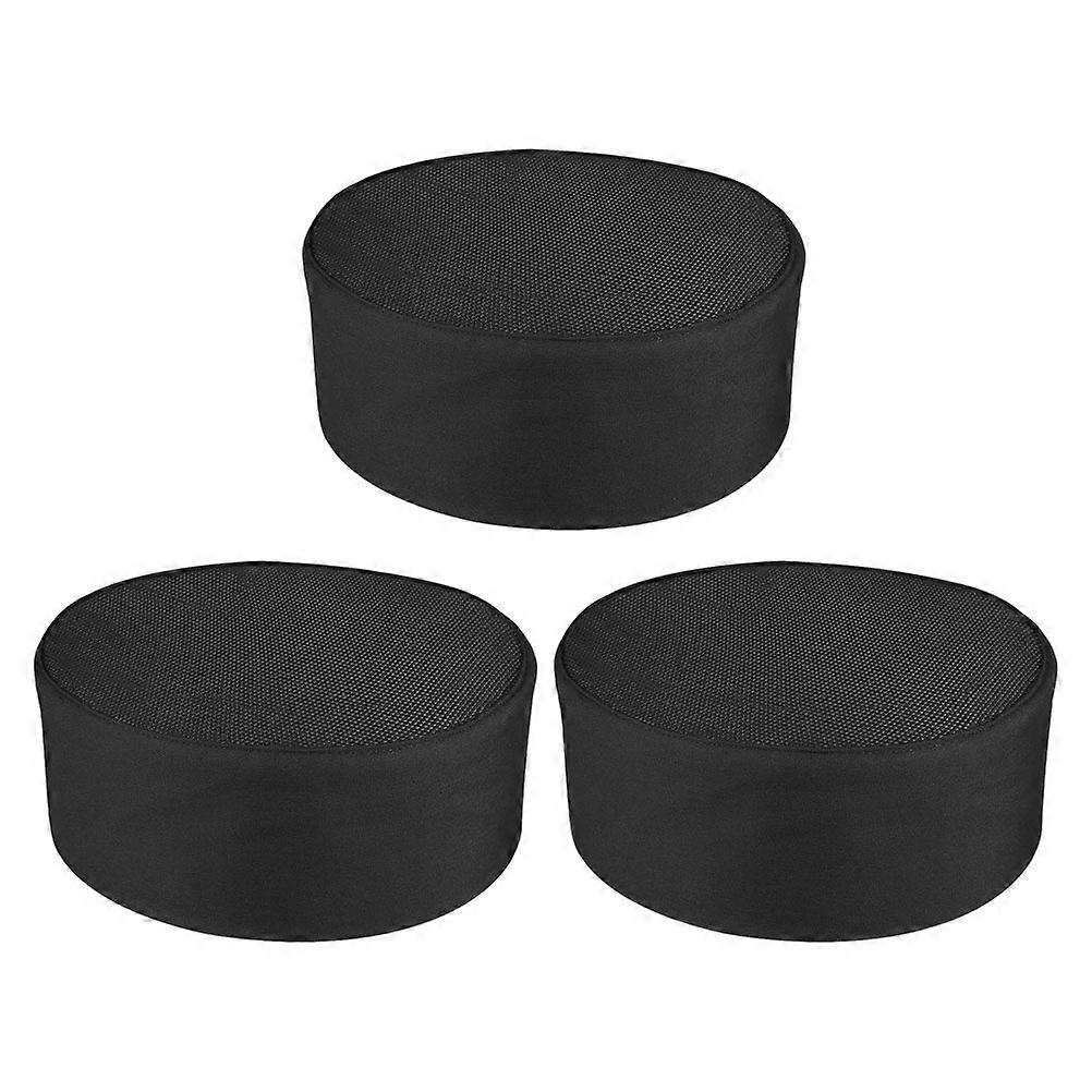 3Pcs Breathable Mesh Chef Caps Kitchen Cooking Chef Hat Adjustable Chef Caps