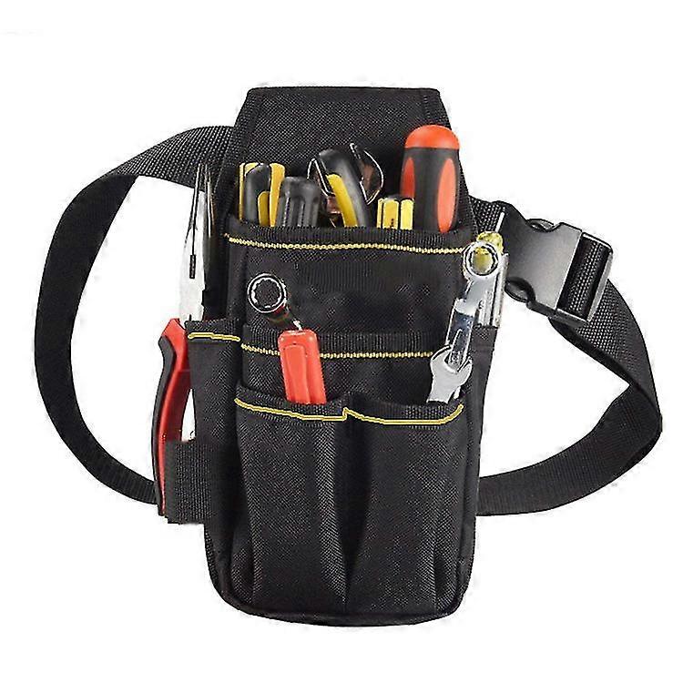 Multifunctional Small Pocket Tool Bag With 6 Pockets Adjustable And Removable Belt,storage Bag For Maintenance Tools And Work Belt