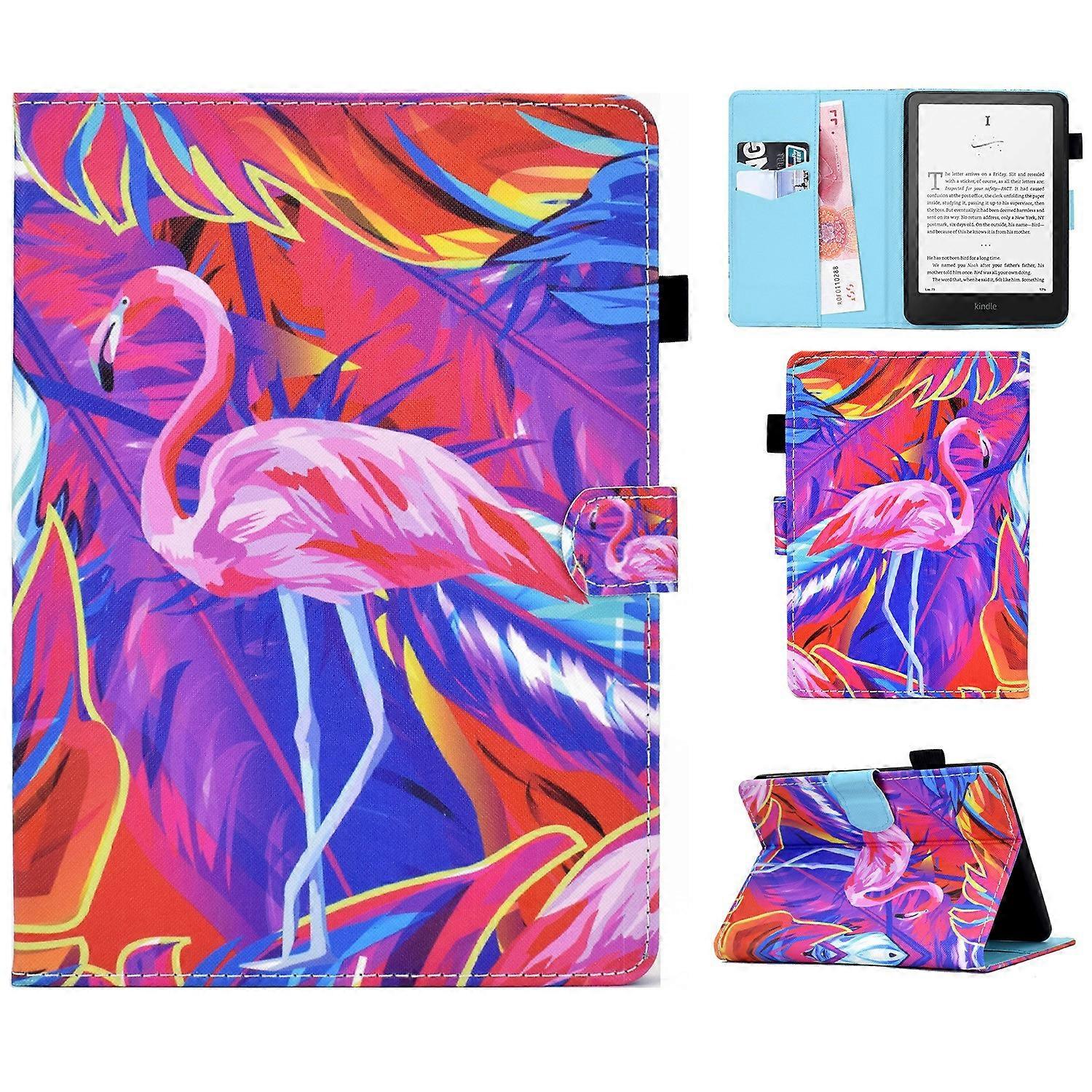 For Amazon Kindle Paperwhite (2024) Case Leather Card Holder Stand E-Reader Cover
