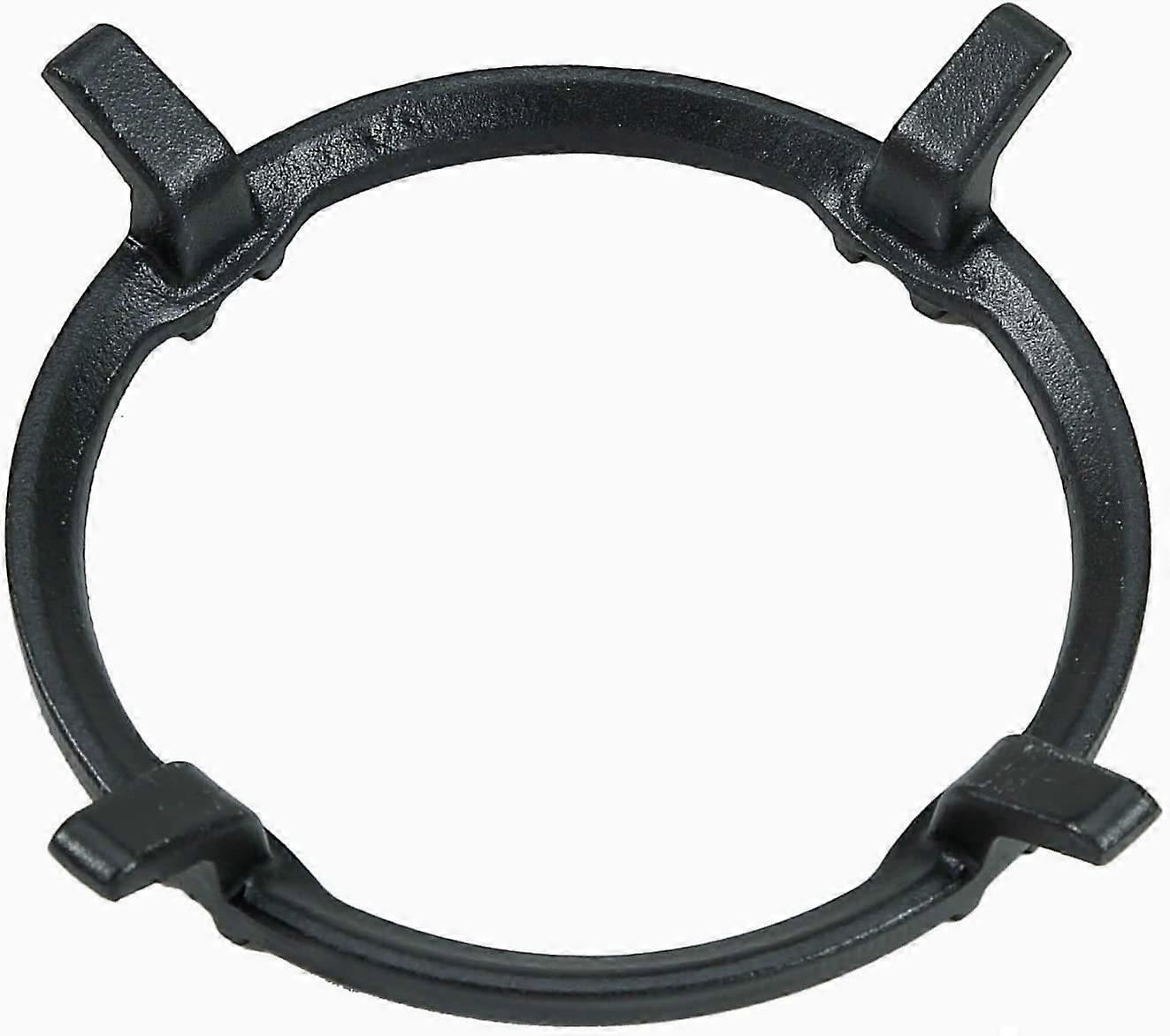 Black Cast Iron Wok Support Stand for Gas Hobs