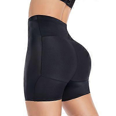 Women's traceless high waist flat angle bottomed fake ass hip lifting pants one piece postpartum waist and abdomen shaping pants