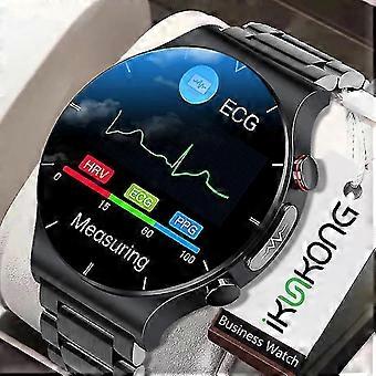 Ecg + PPG Smart Watch Heren Bloeddruk Hartslag Horloges Ip68 Waterdichte Fitness Tracker Smartwatch Tw