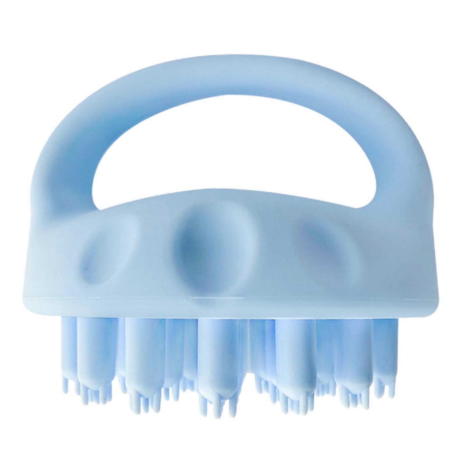 Shampoo Brush Ergonomic Design Non-slip Handle Soft Bristles Deep Cleaning Dandruff Removal Head Massage Silicone Wet And Dry Hair Scalp Massager for