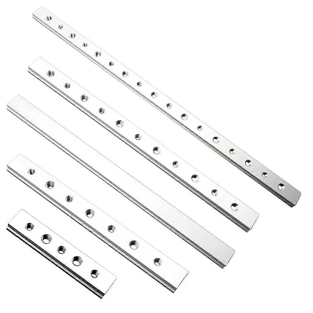 100% New Upgraded 200mm T-Track Slot Sliding Block for Woodworking Tool with 4xM6 Thread