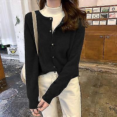 Pull en cachemire Cardigan Femmes à poitrine unique manches longues