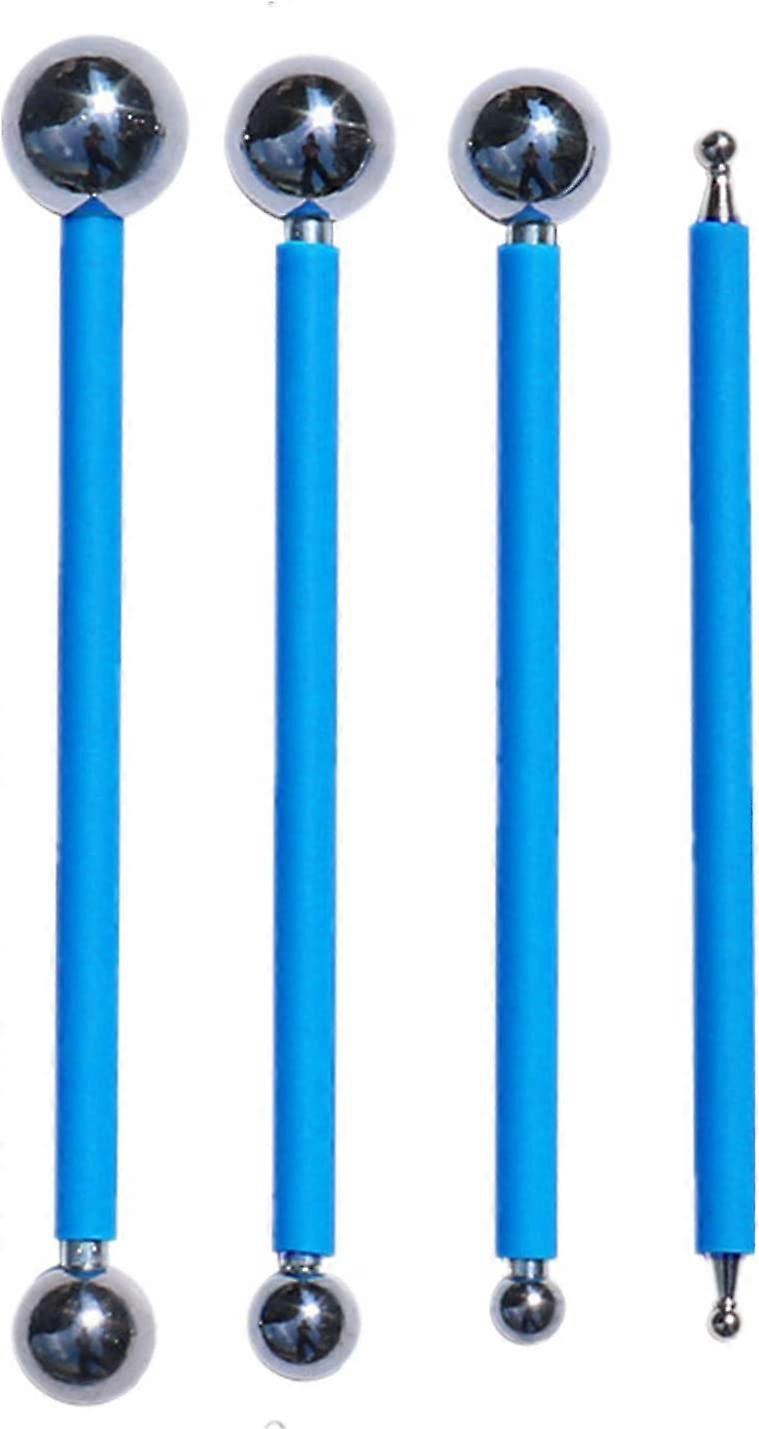 4 Pack Concrete Countertop Caulking Tool Metal Ball Tile Caulk Finishing Tool (D-583-A)