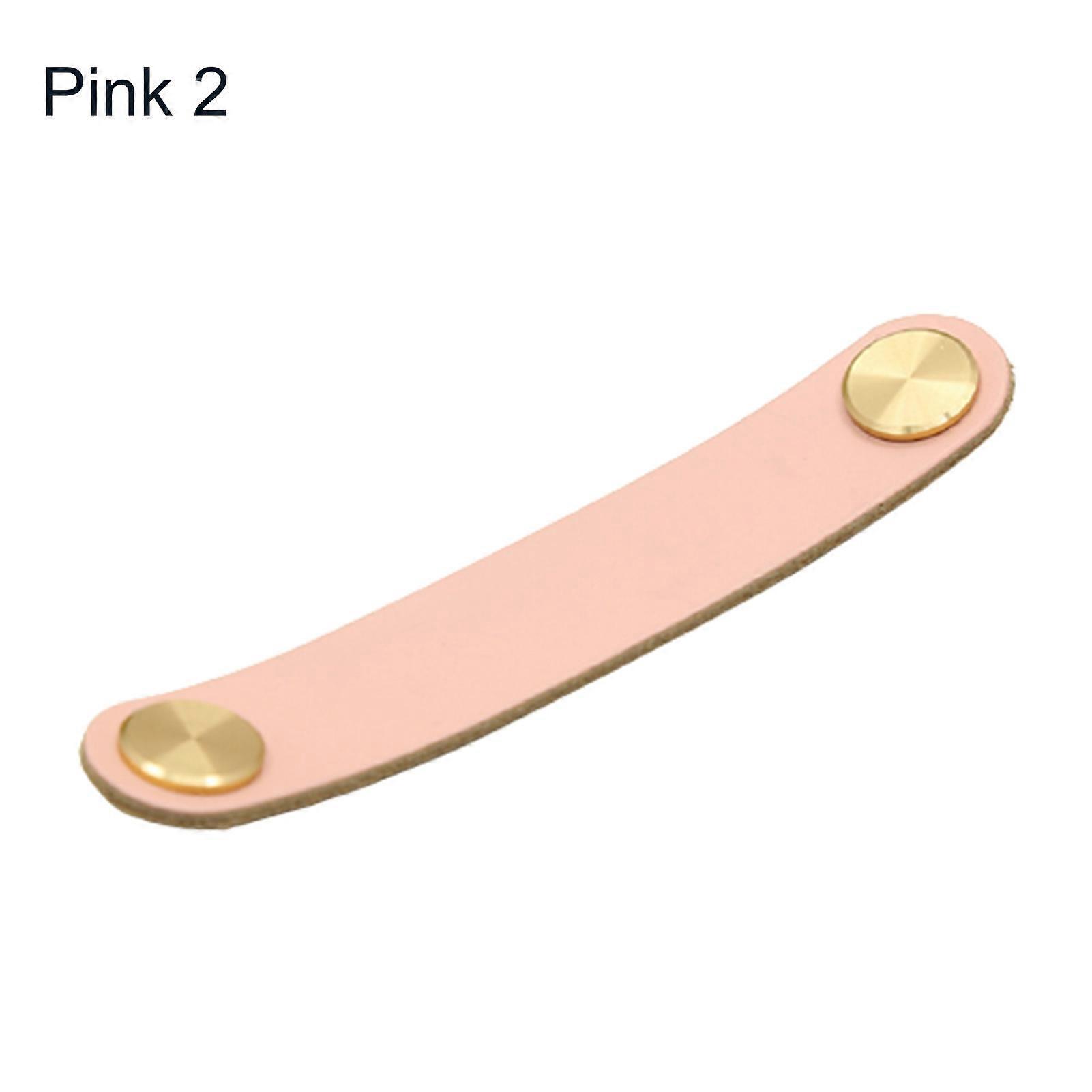 Soft Faux Leather Cabinet Handle Easy to Install Scratch-resistant Drawer Handle for Bookcase JIKAIX