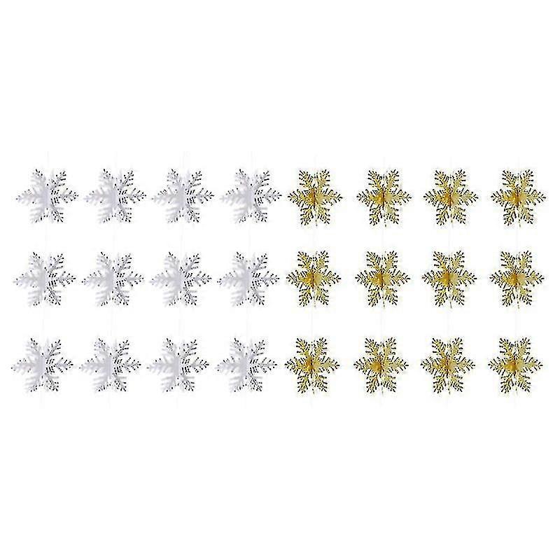 Assorted Colorful Festive Ornaments 1 Set Beautiful Snow Wreath Decoration