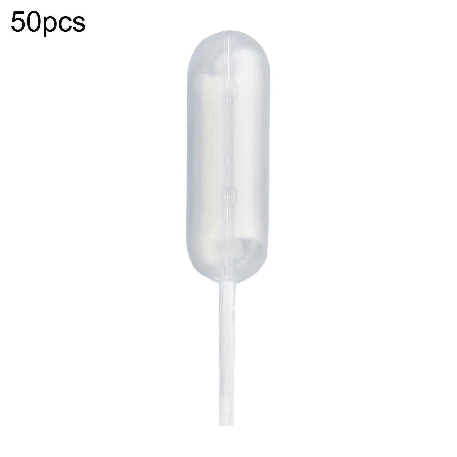 50pcs 4ml Disposable Heart Round Shape Liquid Dropper Cupcakes Transfer Pipettes