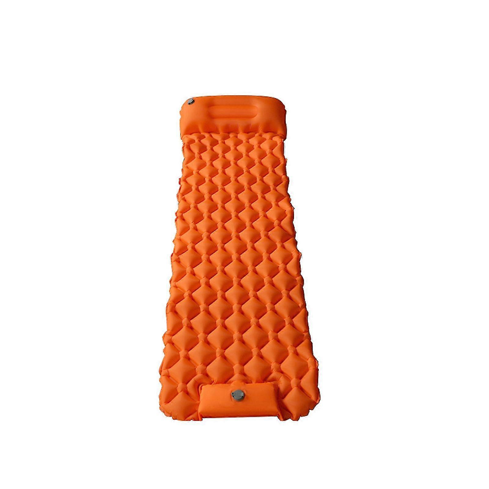 Camping Sleeping Pad, Extra Thickness Inflatable Sleeping Mat With Pillow Built-in Pump, Compact Ultralight