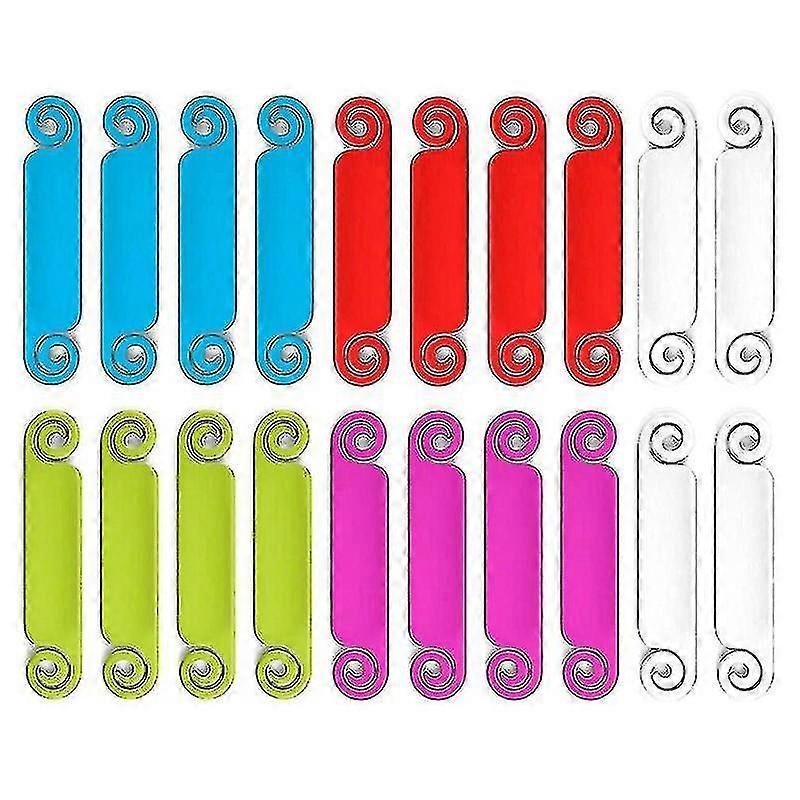 20个电缆标签电缆管理标签多色电缆标签电线识别标签适用于USB Co