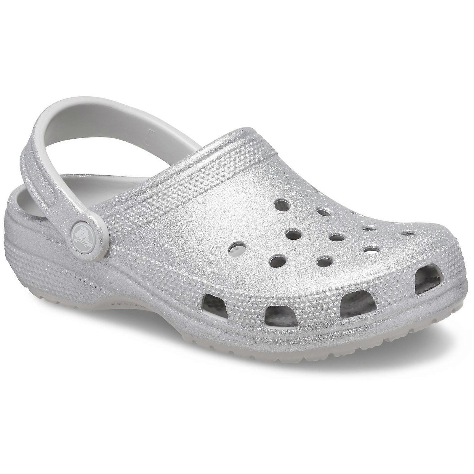 Crocs Classic Glitter Thermoplastic Atmosphere Clogs