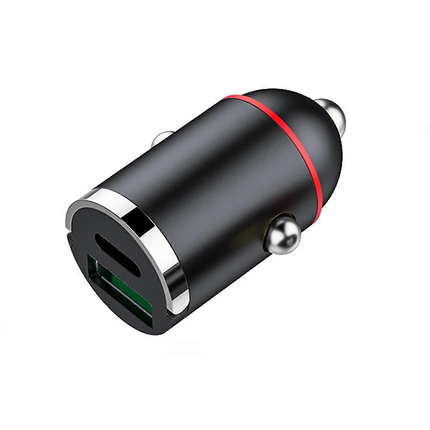 1 Set 100W Universal Car Charger Snap Pull Ring Dual USB Car Charger Socket Car Accessories