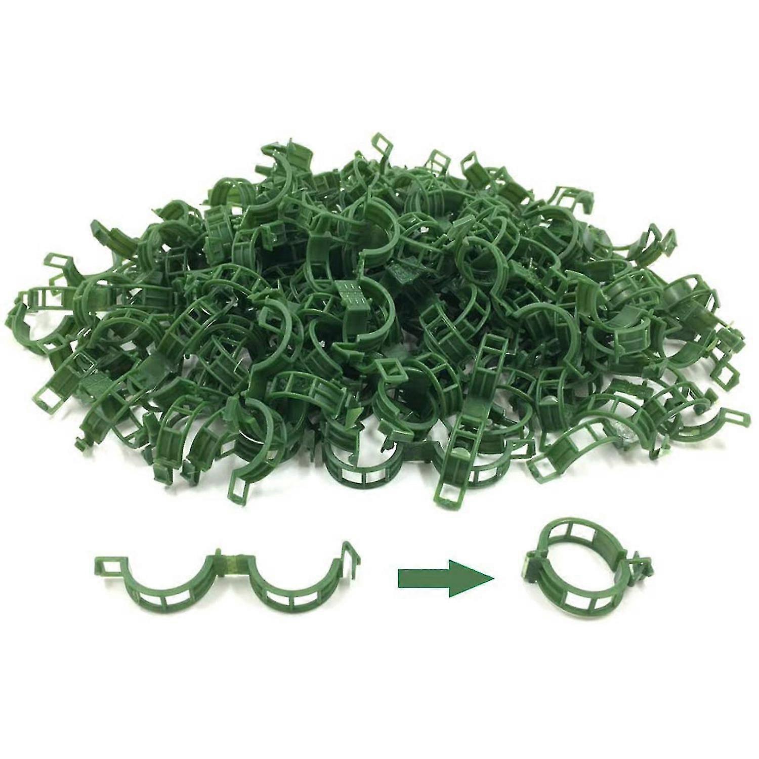 200 PCS Garden Plant Support Clips, Tomato Clips, Trellis Clips, for Cucumber Flower Squash Vine, 1