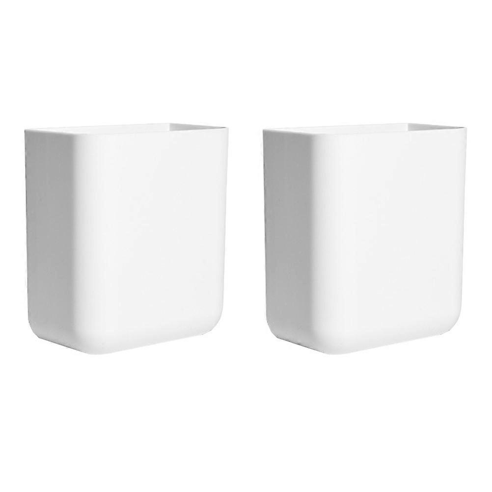 2Pcs Wall-mounted Storage Boxes Cell Phone Charging Racks