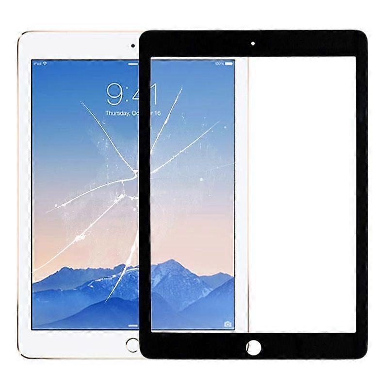 Front Screen Outer Glass Lens For iPad Air 2 / A1567 / A1566