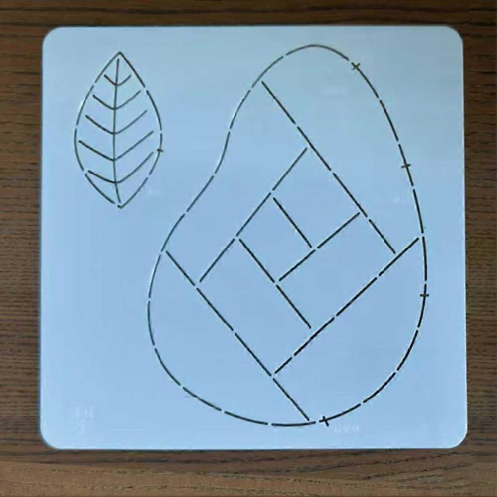 Soft Embroidery Template Plastic Patchworks Tool for DIY Crafting Art