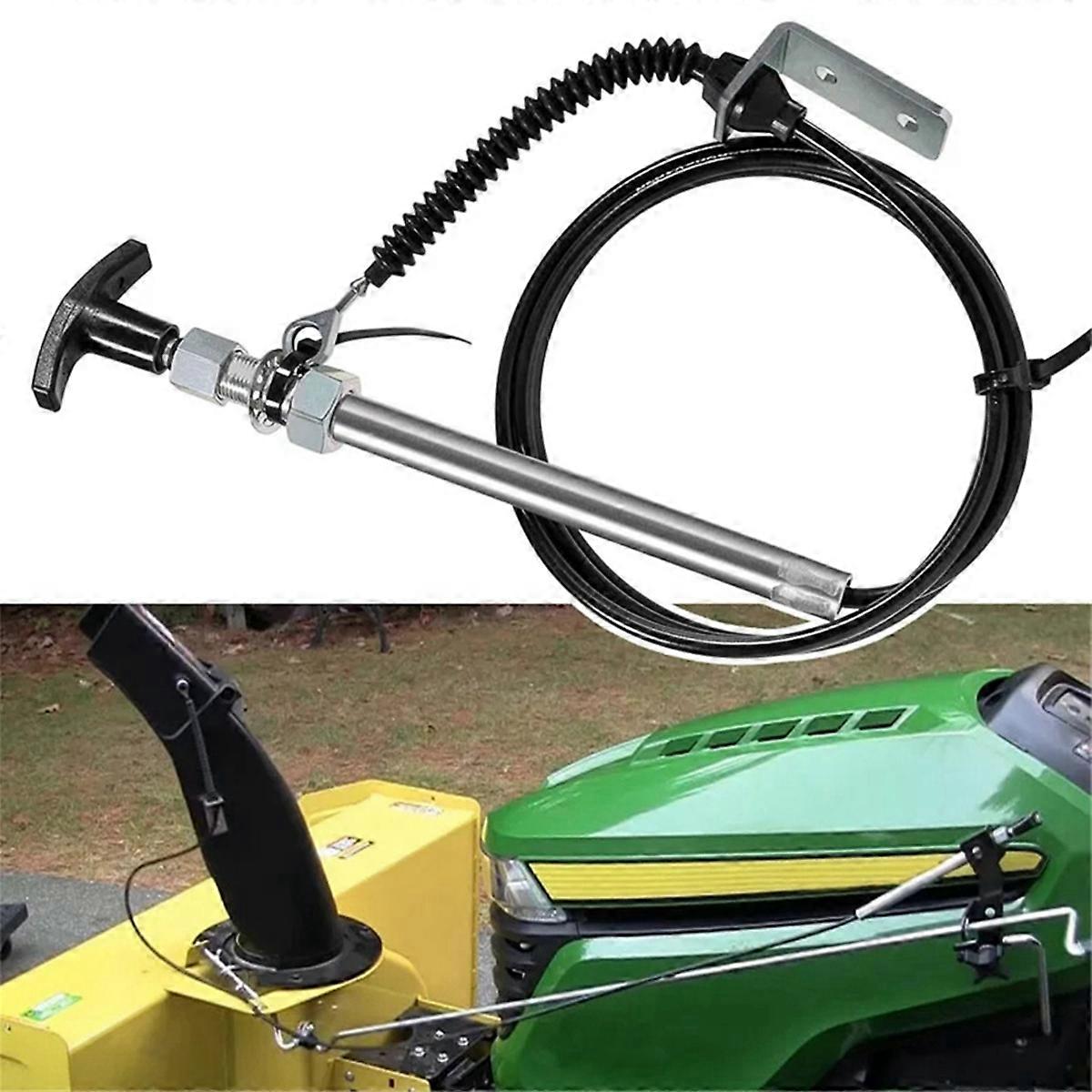 Spout Control Input Cable AM134404 for 44 Inch Snow Blower Fits L 100 130 X 300 320 Series Lawn