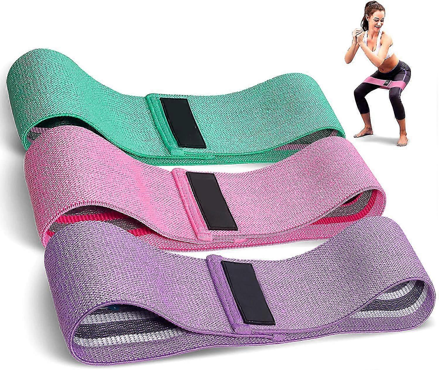 Resistance Bands , Anti-slip Elastic Workout Bands,0405