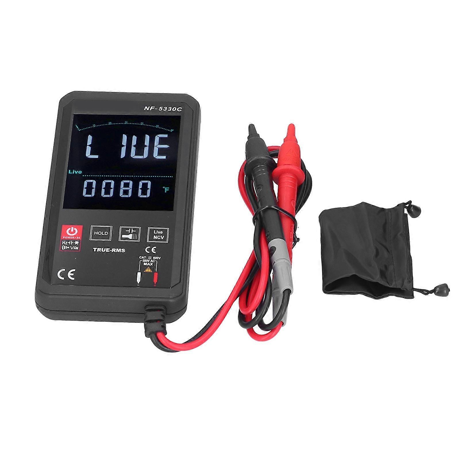 Multimeter Large Screen Sensitive Probe Dual Mode Digital Multimeter with Flashlight LightingNF-5330C
