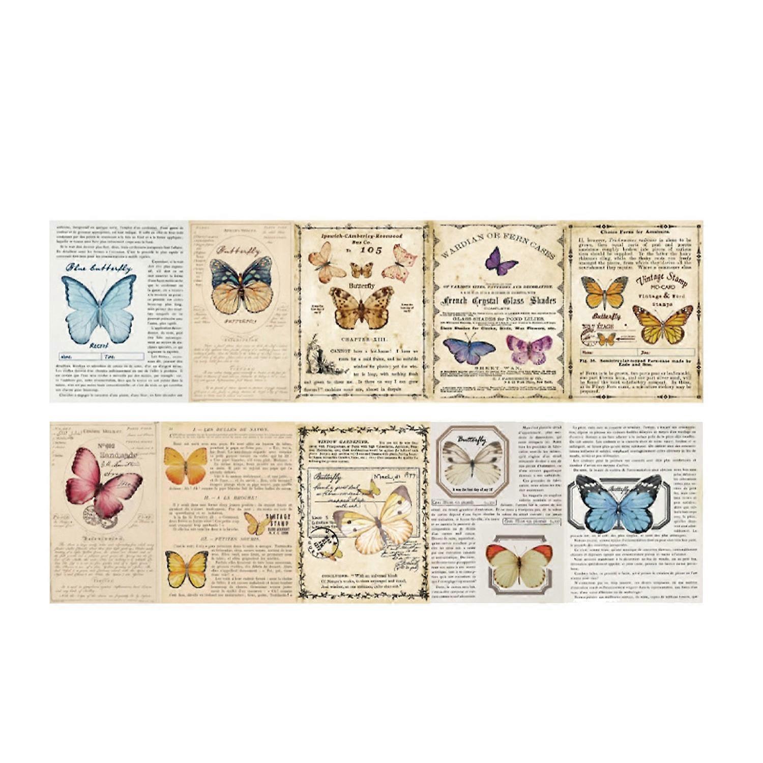 Japanese Paper Tape Junk Journal Photo Album Vintage Decorative Adhesive Sticker DIY Accessories